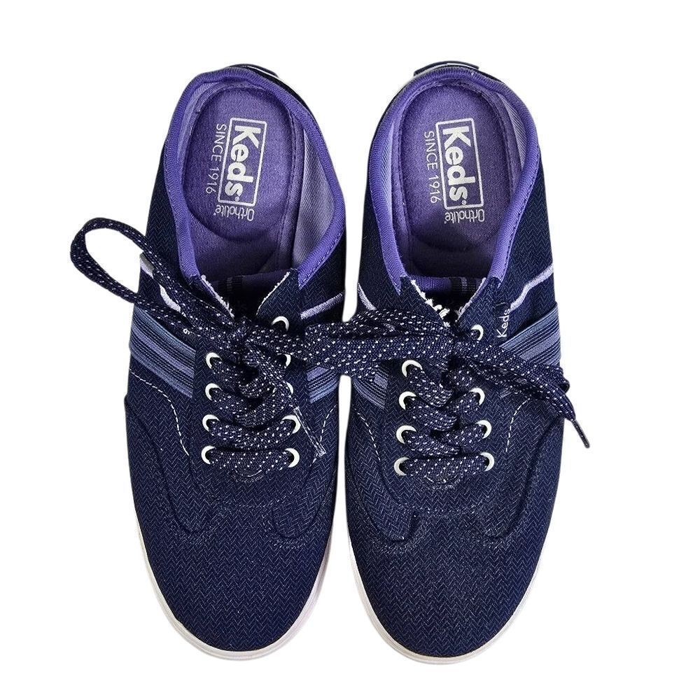 Keds Navy and Purple Sneakers